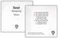 Seal Amazing UK Promo CD-R acetate CD-R ACETATE