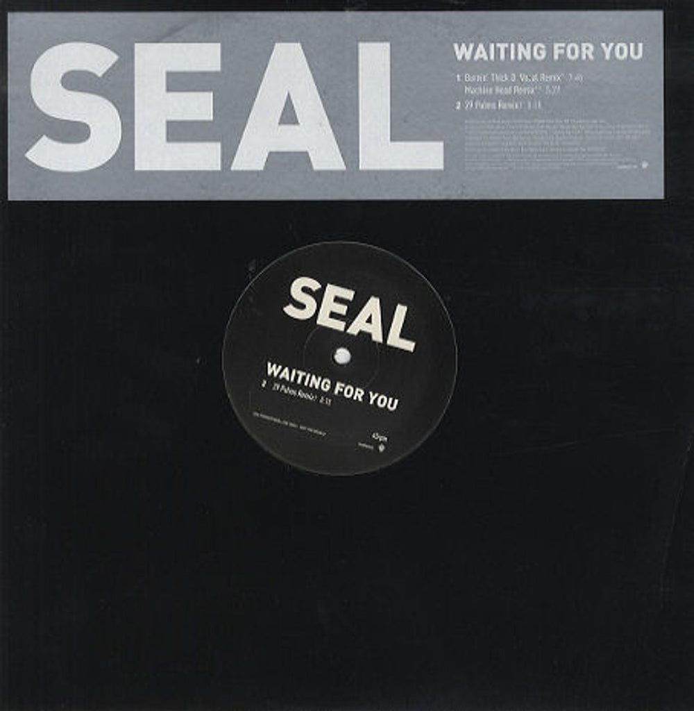 Seal Waiting For You UK Promo 12" vinyl single (12 inch record / Maxi-single) SAM00935