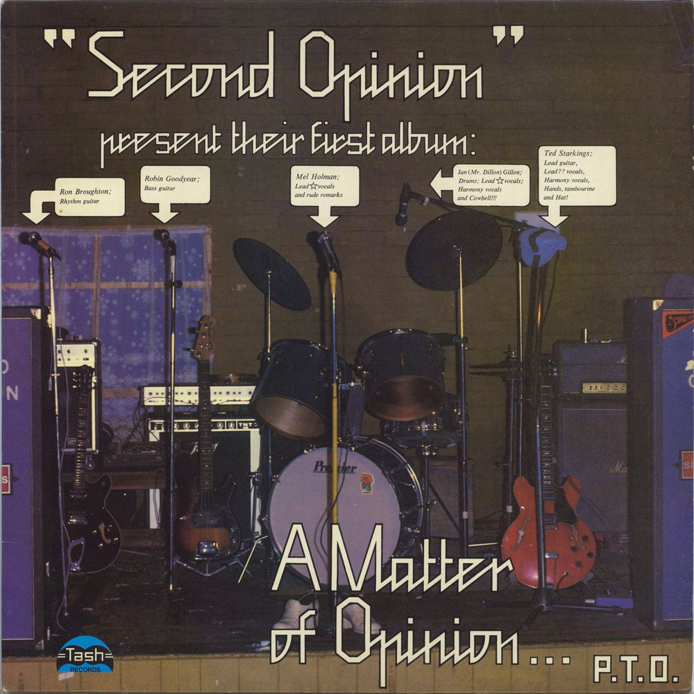 Second Opinion A Matter Of Opinion UK vinyl LP album (LP record) TA002