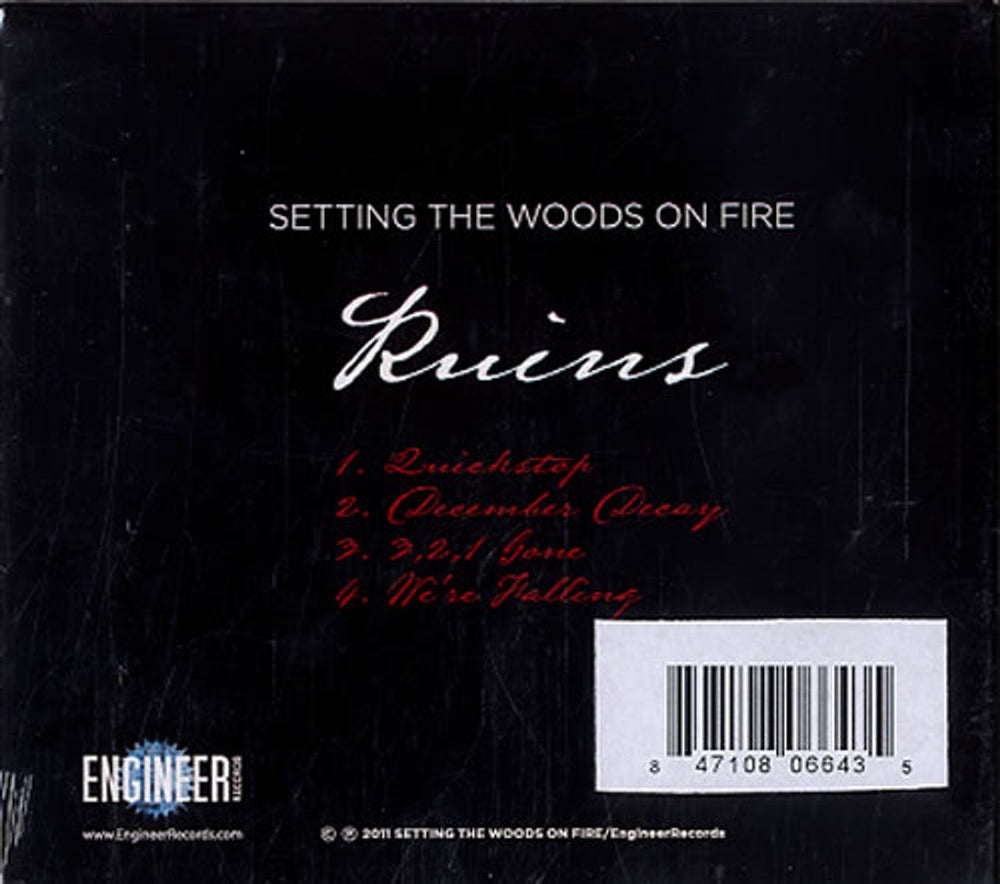 Setting The Woods On Fire Ruins - Sealed UK CD single (CD5 / 5") WU2C5RU607502