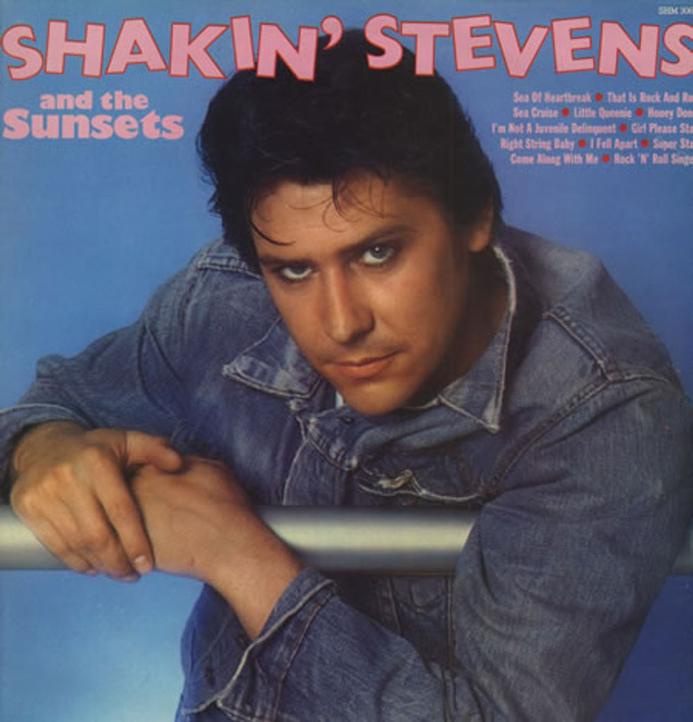 Shakin' Stevens Shakin' Stevens & The Sunsets UK vinyl LP album (LP record) SHM3065