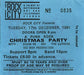 Sham 69 Rock City UK concert ticket USED CONCERT TICKET