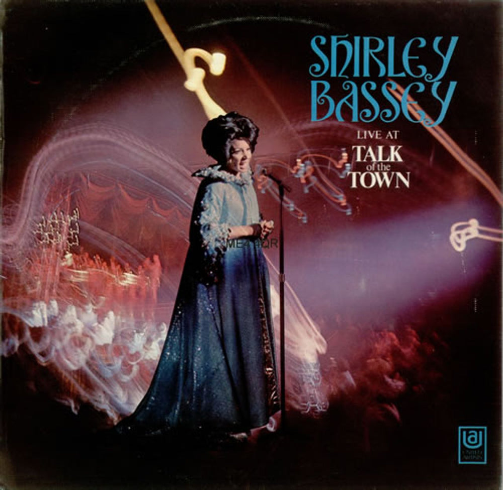 Shirley Bassey Live At Talk Of The Town UK vinyl LP album (LP record) UAS29095