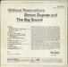 Simon Dupree & The Big Sound Without Reservations - VG UK vinyl LP album (LP record)
