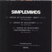 Simple Minds Sense Of Discovery UK Promo CD-R acetate