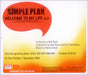 Simple Plan Welcome To My Life US Promo CD single (CD5 / 5") PRCD301560