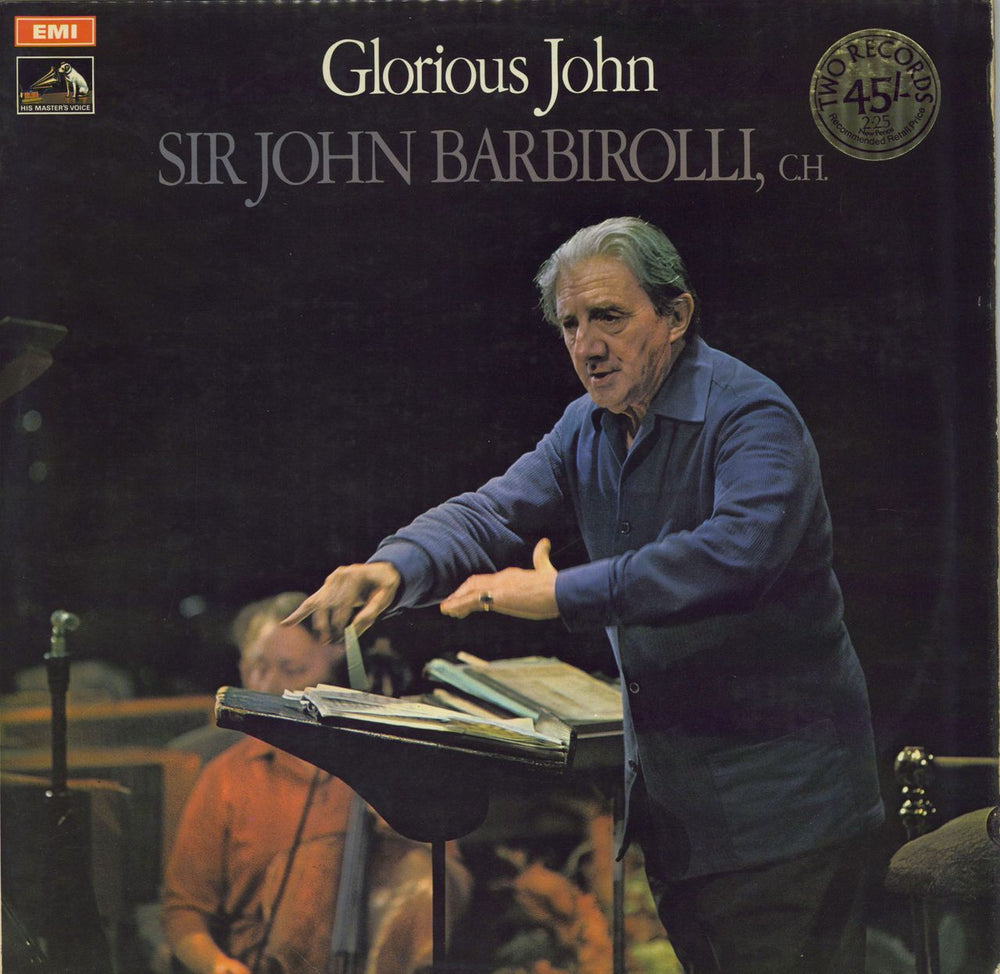 Sir John Barbirolli Glorious John UK 2-LP vinyl record set (Double LP Album) SLS796/2