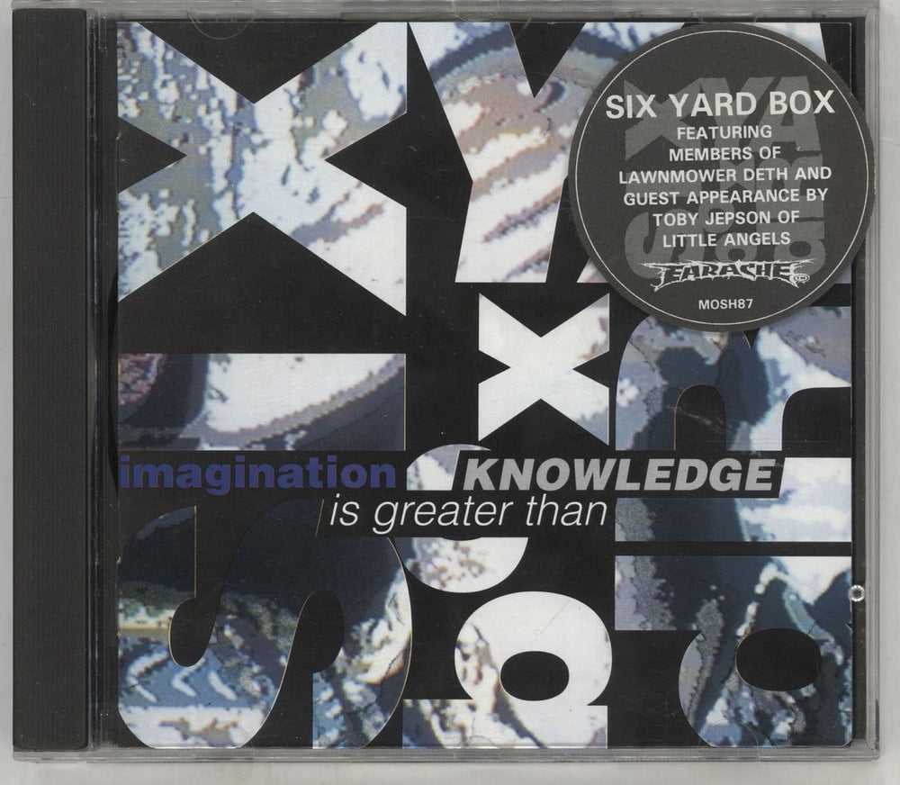 SIX YARdbox Imagination Is Greater Than Knowledge UK CD album (CDLP) MOSH87