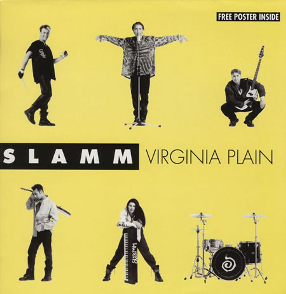 Slamm Virginia Plain UK 12" vinyl single (12 inch record / Maxi-single) PWLT274