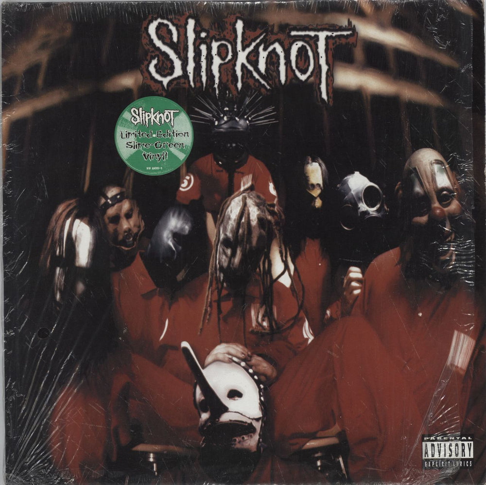 Slipknot Slipknot - Green vinyl US vinyl LP album (LP record) RR8655-1