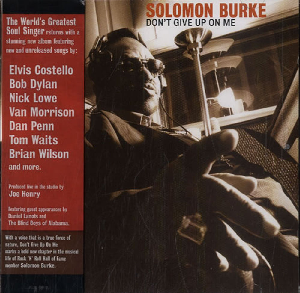 Solomon Burke Don't Give Up On Me Dutch CD album (CDLP) 0358-2