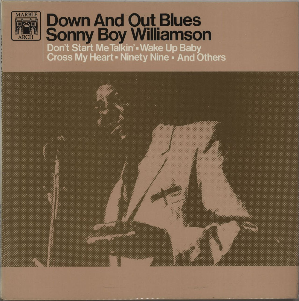 Sonny Boy Williamson Down And Out Blues UK vinyl LP album (LP record) MAL662