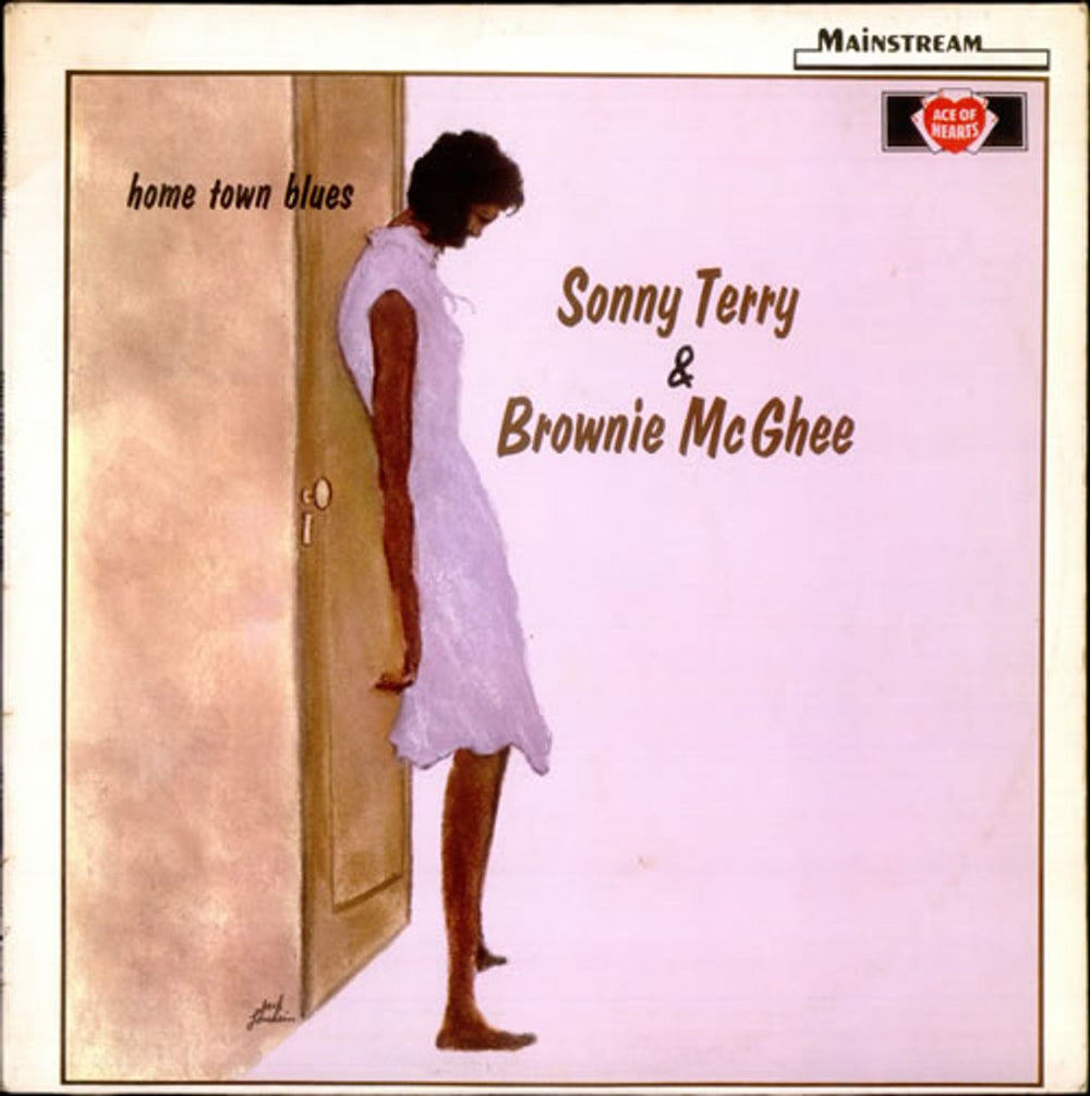 Sonny Terry & Brownie McGhee Home Town Blues UK vinyl LP album (LP record) ZAHT182