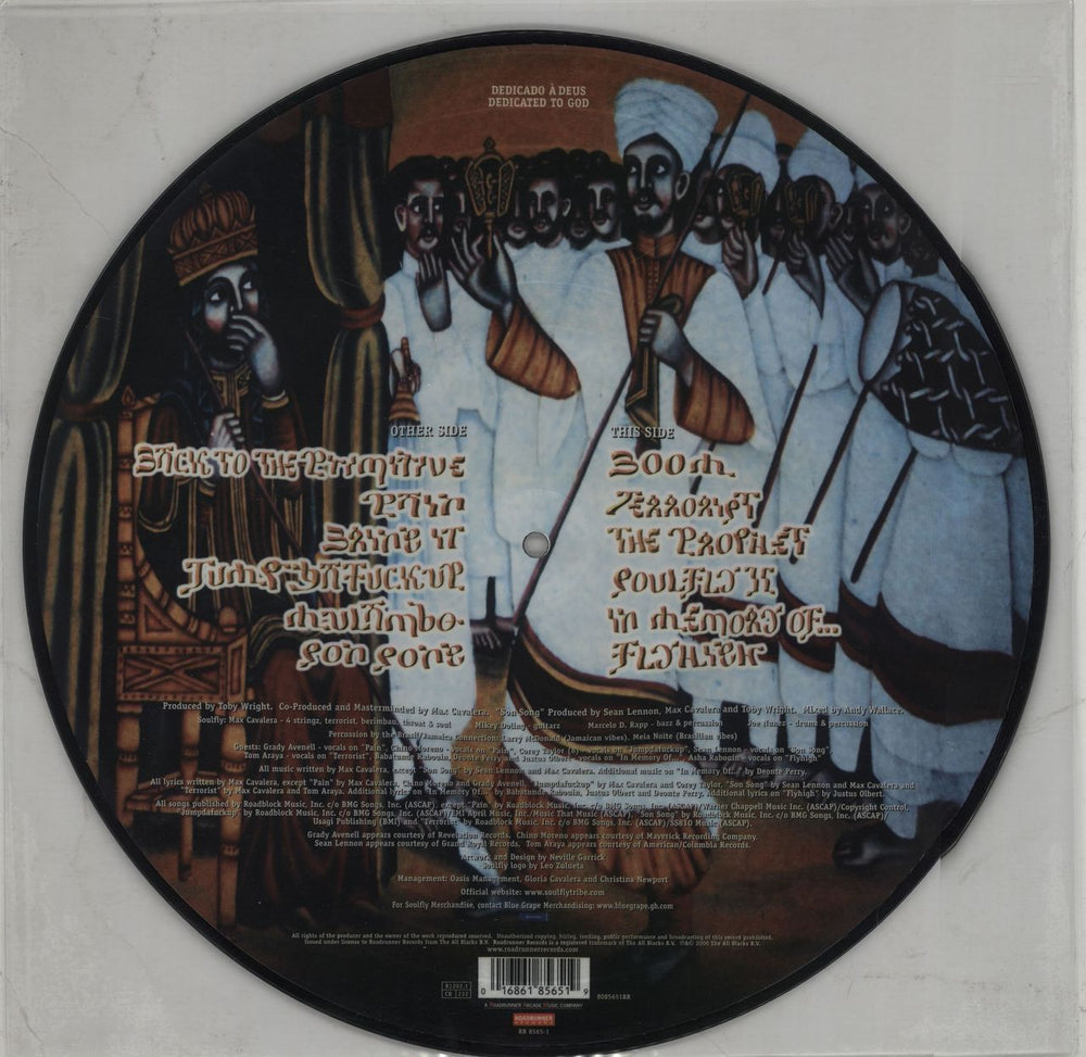 Soulfly Primitive US 12" vinyl picture disc (12 inch picture record) SFY2PPR669744