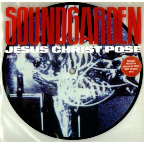 Totally Vinyl Records || Soundgarden - Jesus Christ pose / Stray cat blues  / Into the void (sealth) / Somewhere 12 inch Picture Cover Poster Sealed