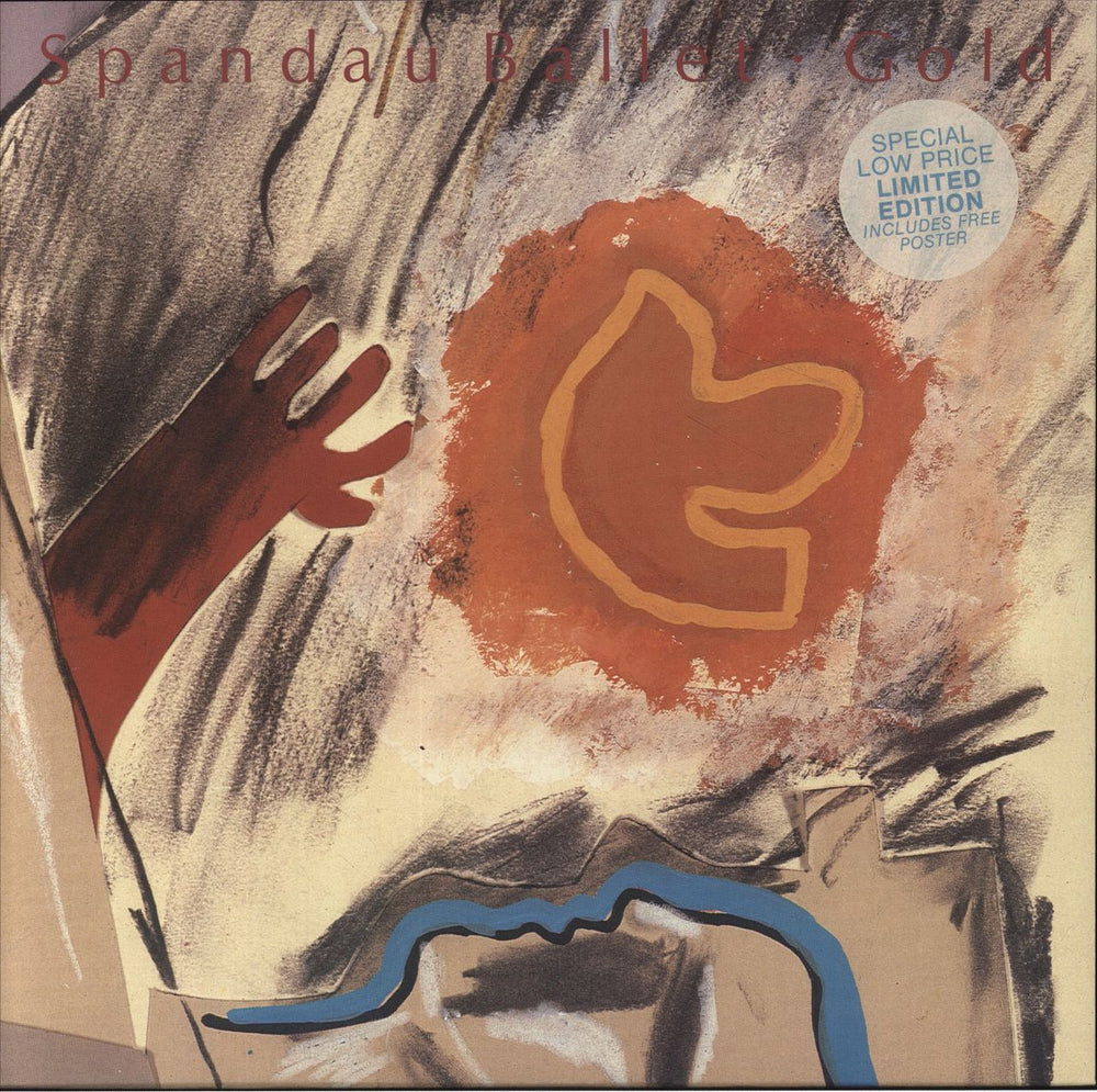 Spandau Ballet Gold + poster UK 12" vinyl single (12 inch record / Maxi-single) SPANX2