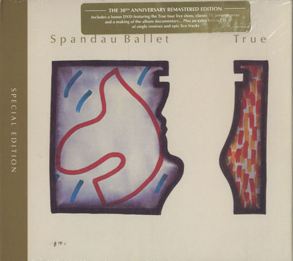 Spandau Ballet True - 30th Anniversary Remastered 2CD+DVD - Sealed UK 3-disc CD/DVD Set CDLX1403