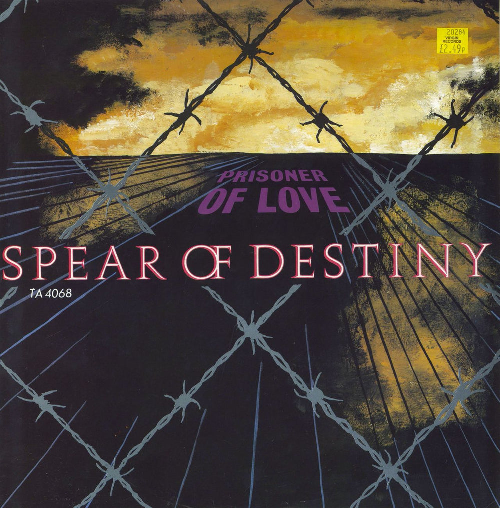 Spear Of Destiny Prisoner Of Love UK 12" vinyl single (12 inch record / Maxi-single) TA4068