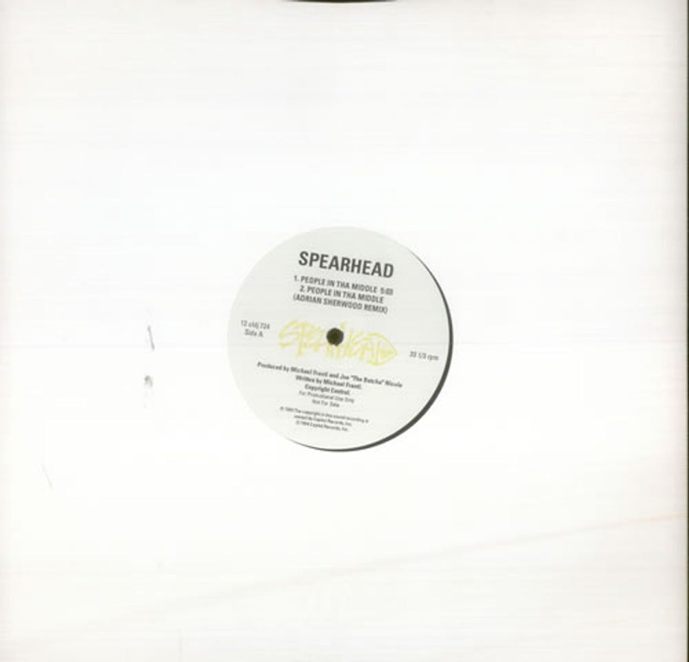 Spearhead People In Tha Middle UK Promo 12" vinyl single (12 inch record / Maxi-single) 12CLDJ 724