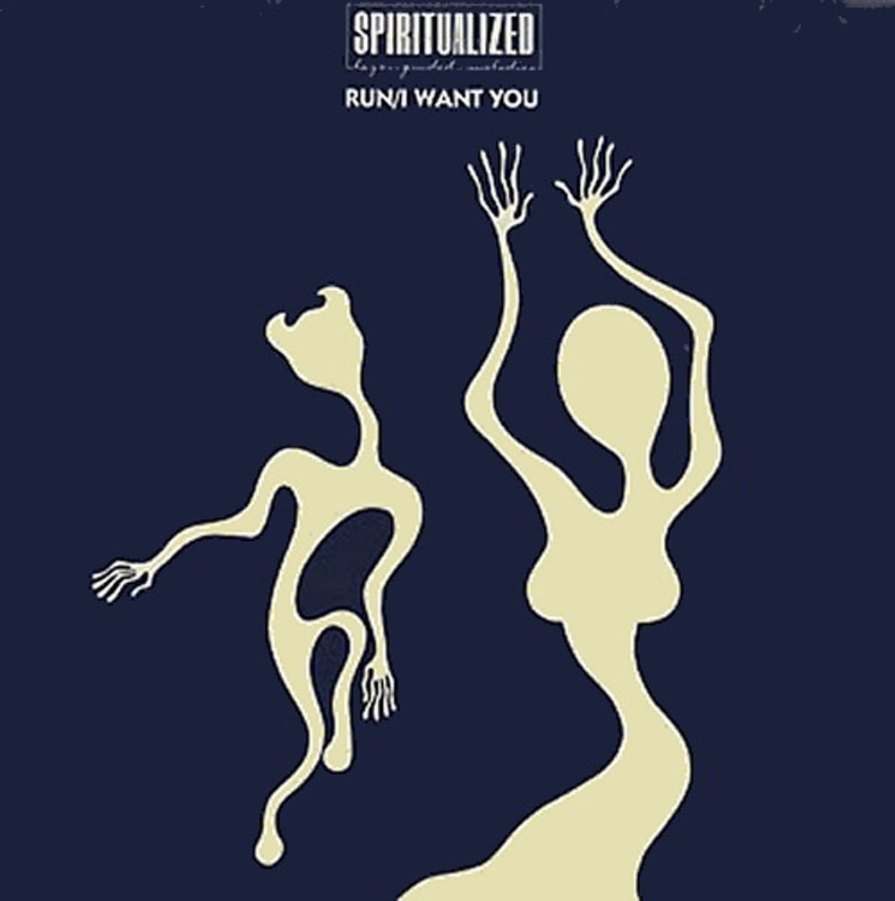 Spiritualized Run / I Want You EP - Luminous Sleeve UK 12" vinyl single (12 inch record / Maxi-single) SPIRT002T