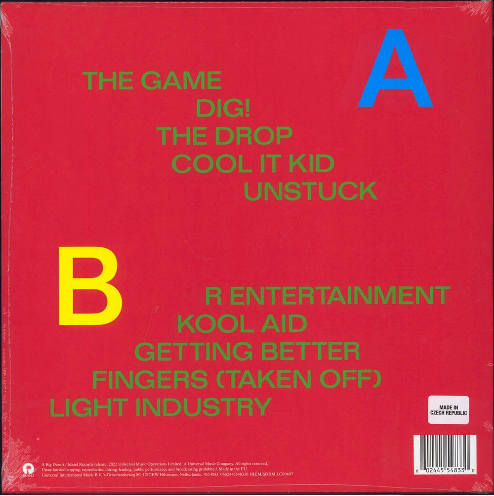 Sports Team Gulp! - Blue Vinyl - Alternate Red Sleeve - Sealed UK vinyl LP album (LP record) 602445548330