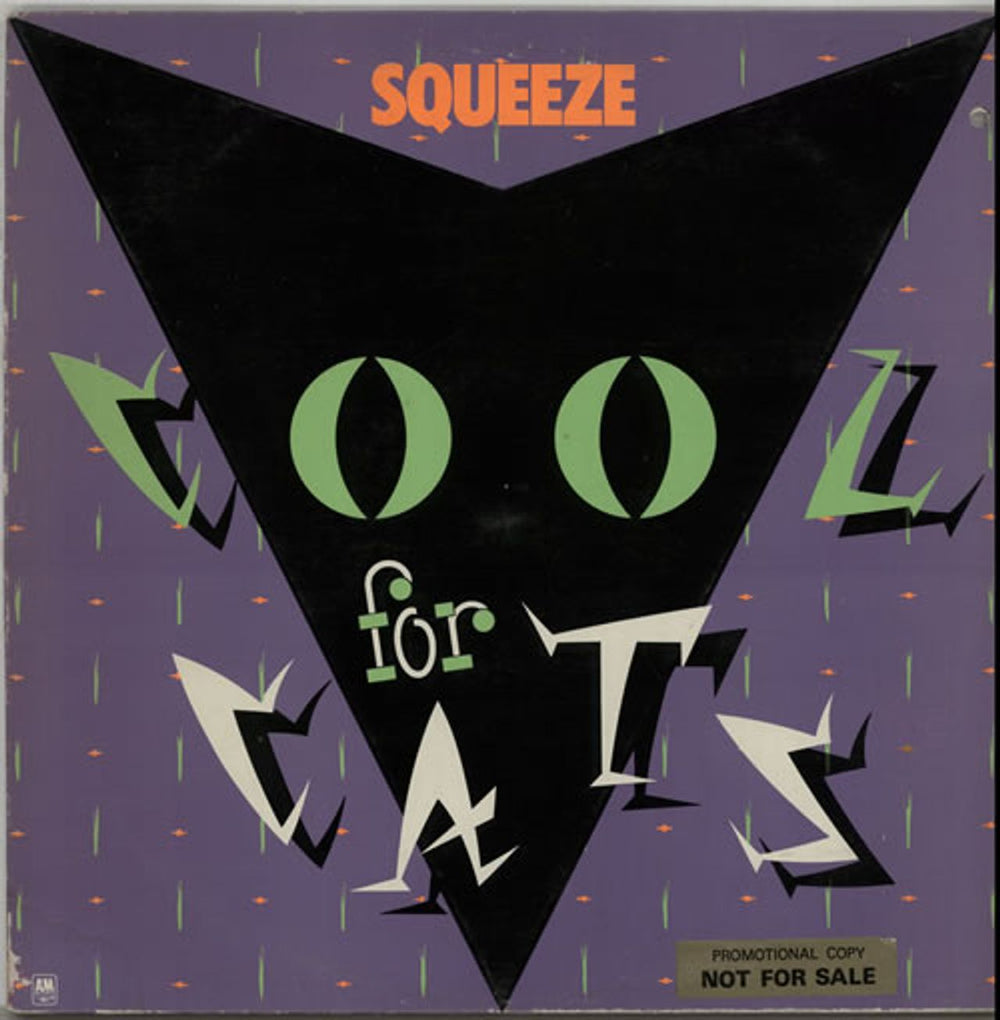Squeeze Cool For Cats - Mauve P/S - Promo Stickered UK vinyl LP album (LP record) AMLH68503