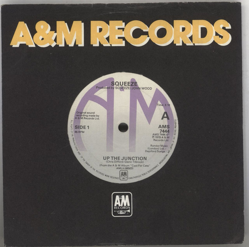 Squeeze Up The Junction - Lilac UK 7" vinyl single (7 inch record / 45) AMS7444