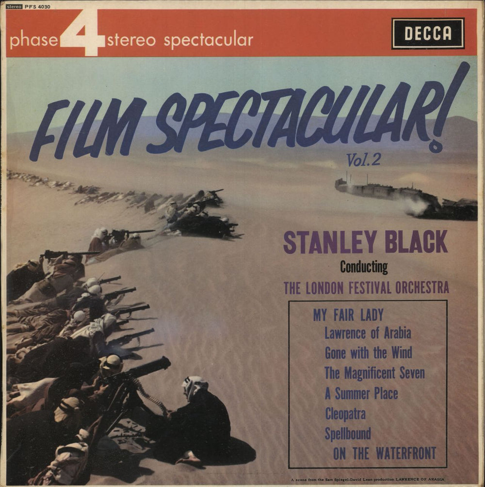 Stanley Black Film Spectacular! Vol. 2 UK vinyl LP album (LP record) PFS4030