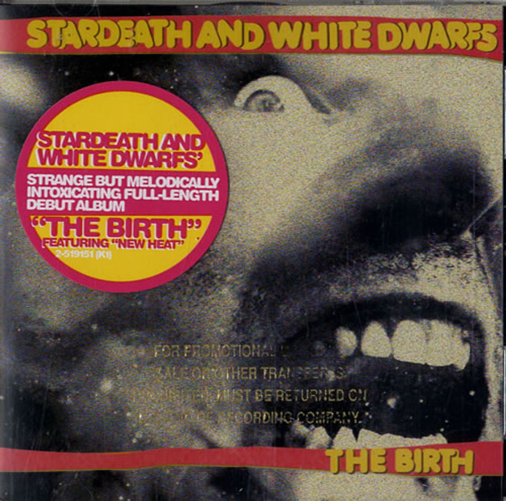 Stardeath And White Dwarfs The Birth - gold promo stamped US CD album (CDLP) 519151-2