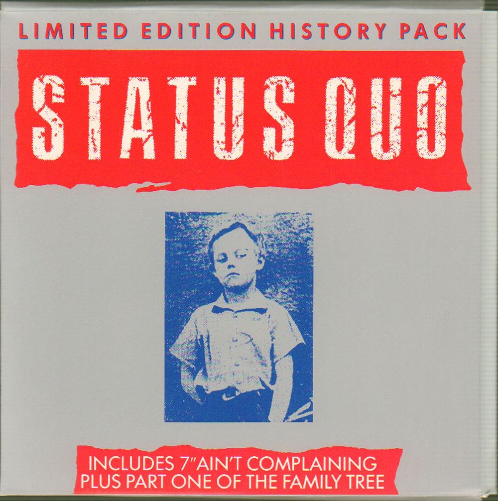 Status Quo Ain't Complaining - History Pack Part 1 UK 7" vinyl single (7 inch record / 45) QUOH22