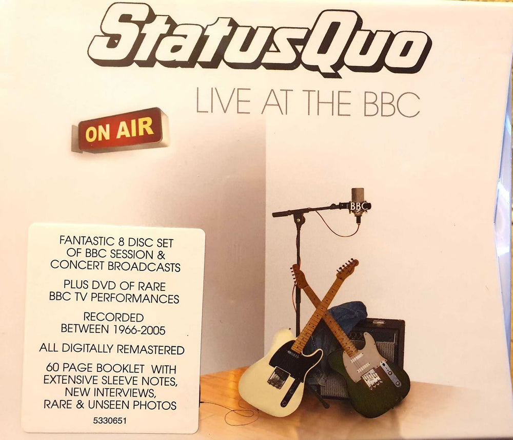 Status Quo Live At The BBC - Sealed UK 2-disc CD/DVD set QUO2DLI742480
