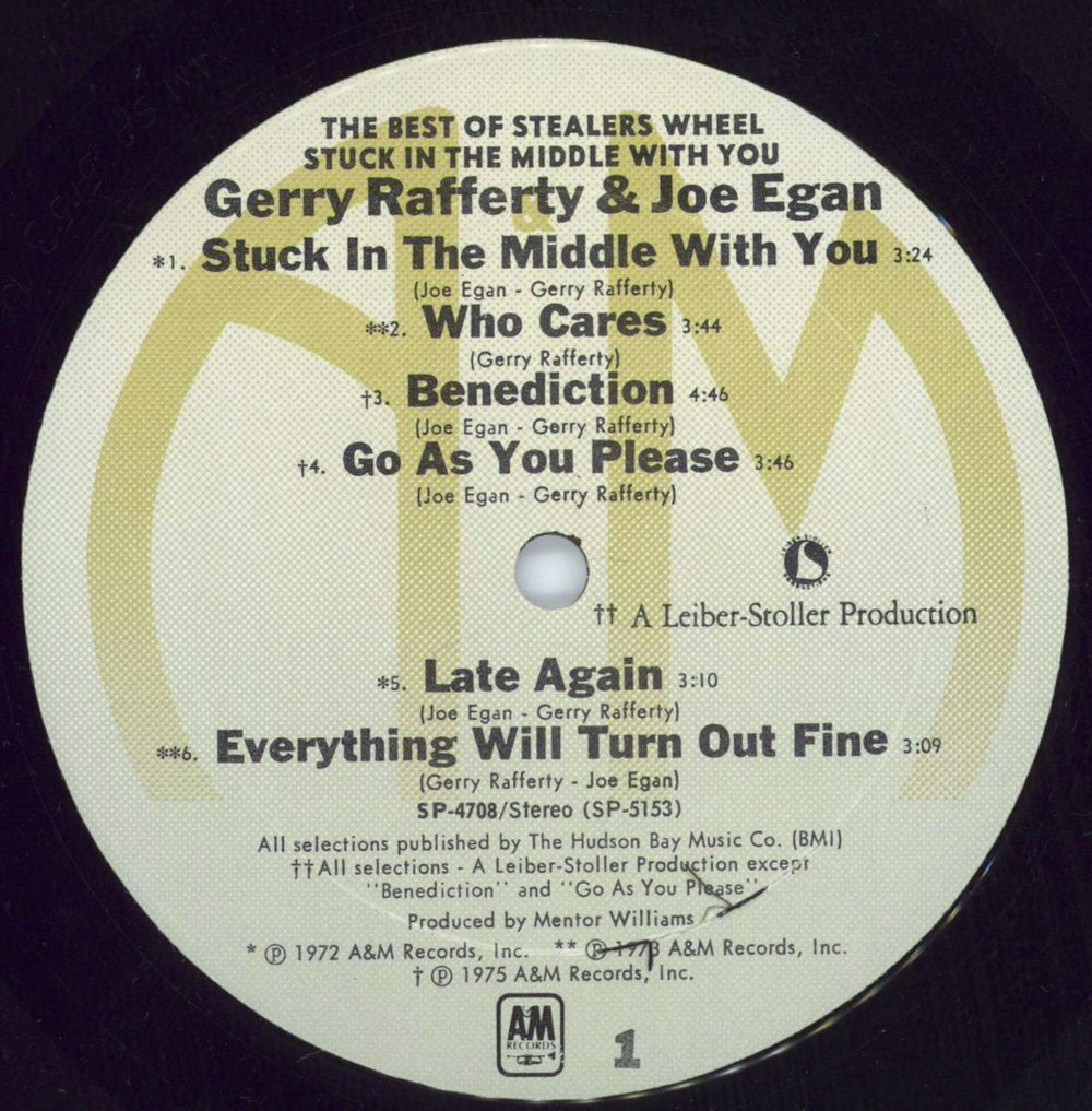 Stealers Wheel Stuck In The Middle With You US vinyl LP album (LP record) ST6LPST627957