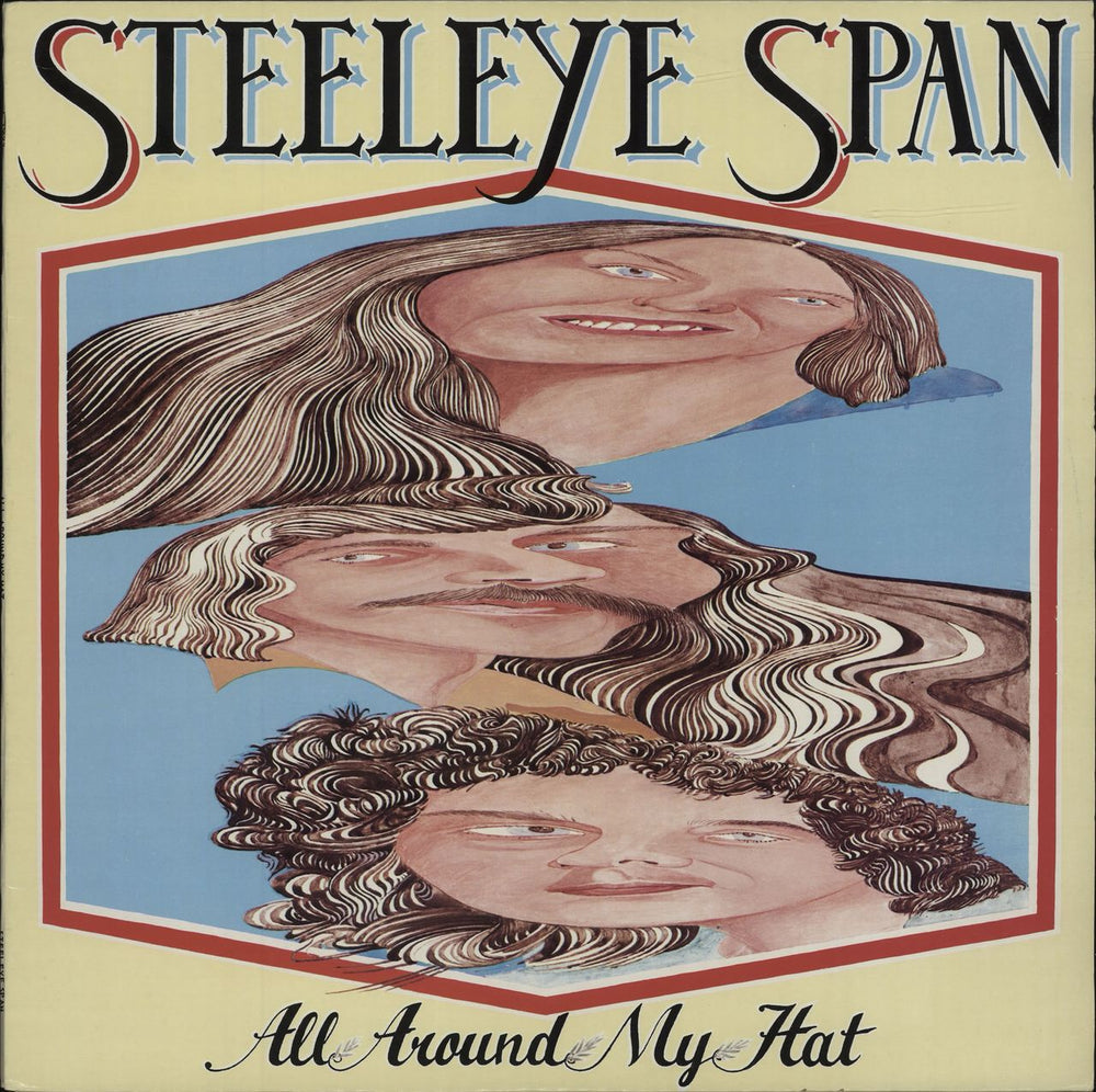 Steeleye Span All Around My Hat Australian vinyl LP album (LP record) L35692