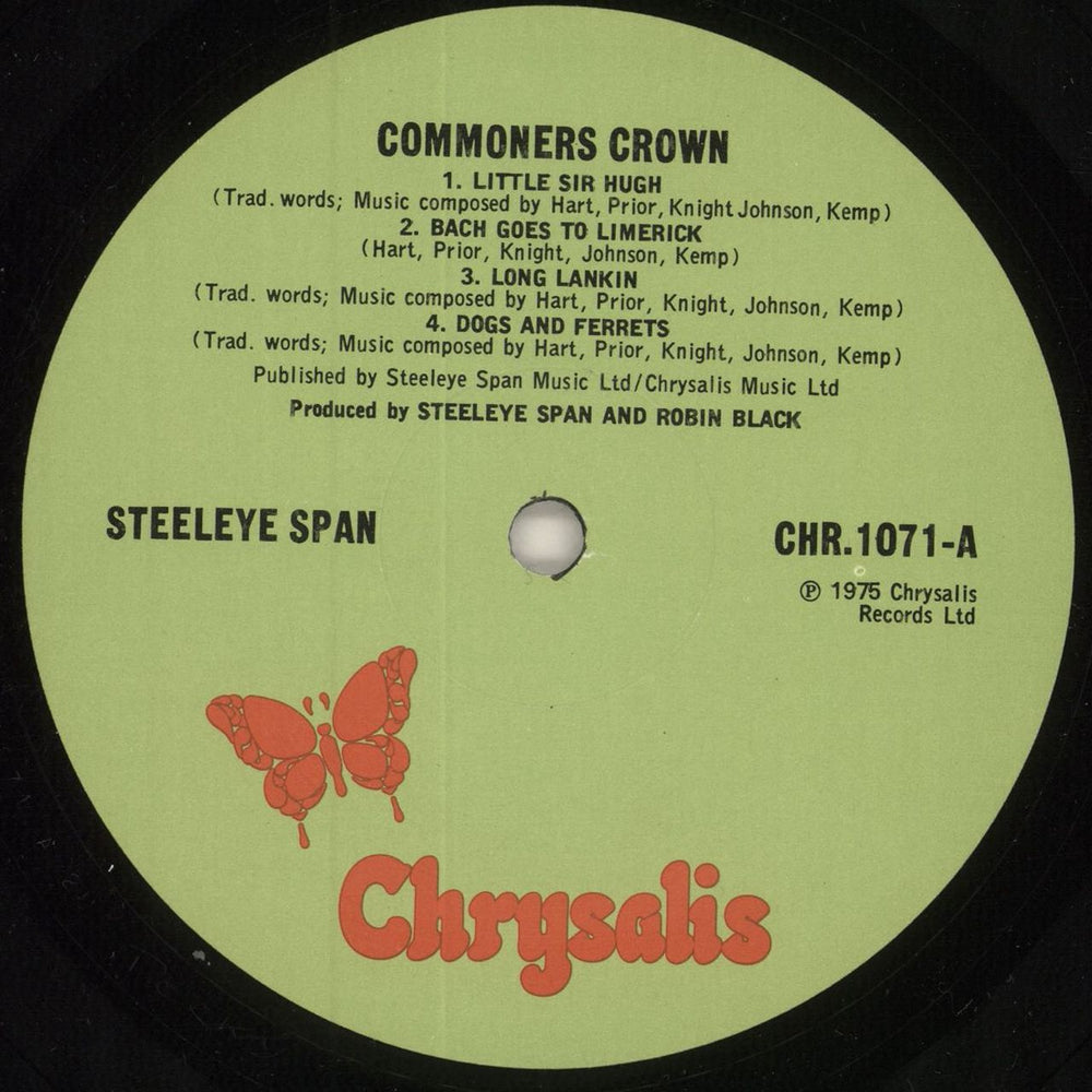Steeleye Span Commoners Crown UK vinyl LP album (LP record) SSPLPCO236458