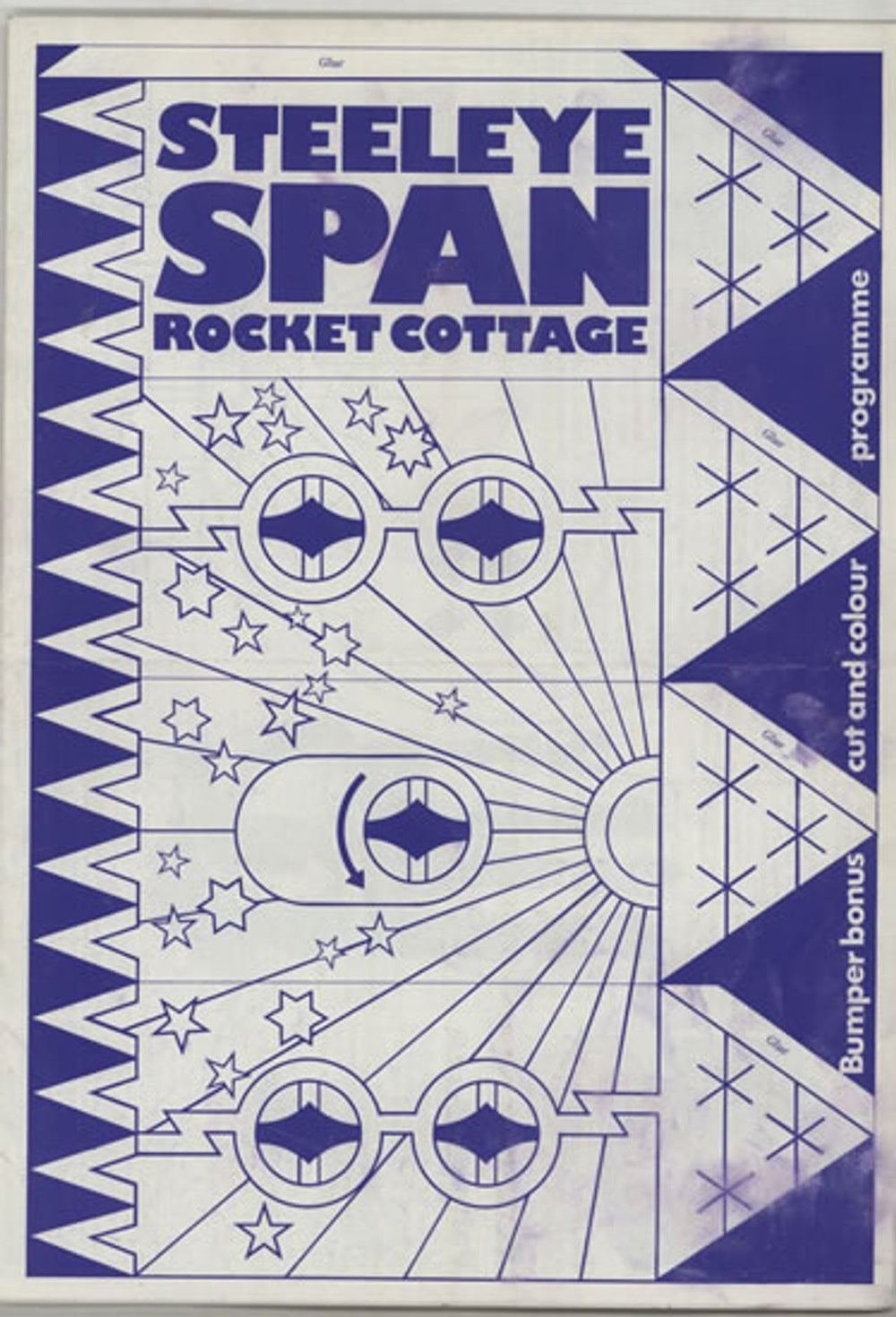 Steeleye Span Rocket Cottage UK tour programme TOUR PROGRAMME