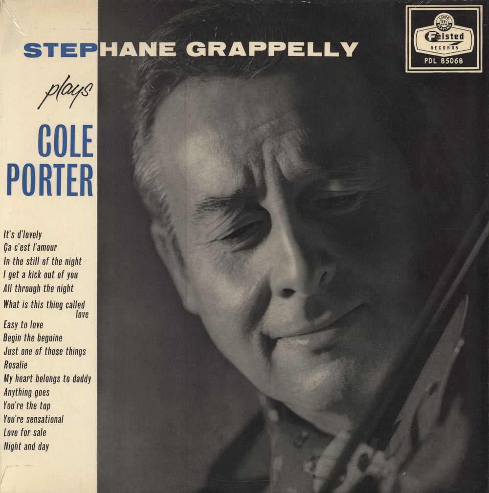 Stéphane Grappelli Plays Cole Porter UK vinyl LP album (LP record) PDL85068