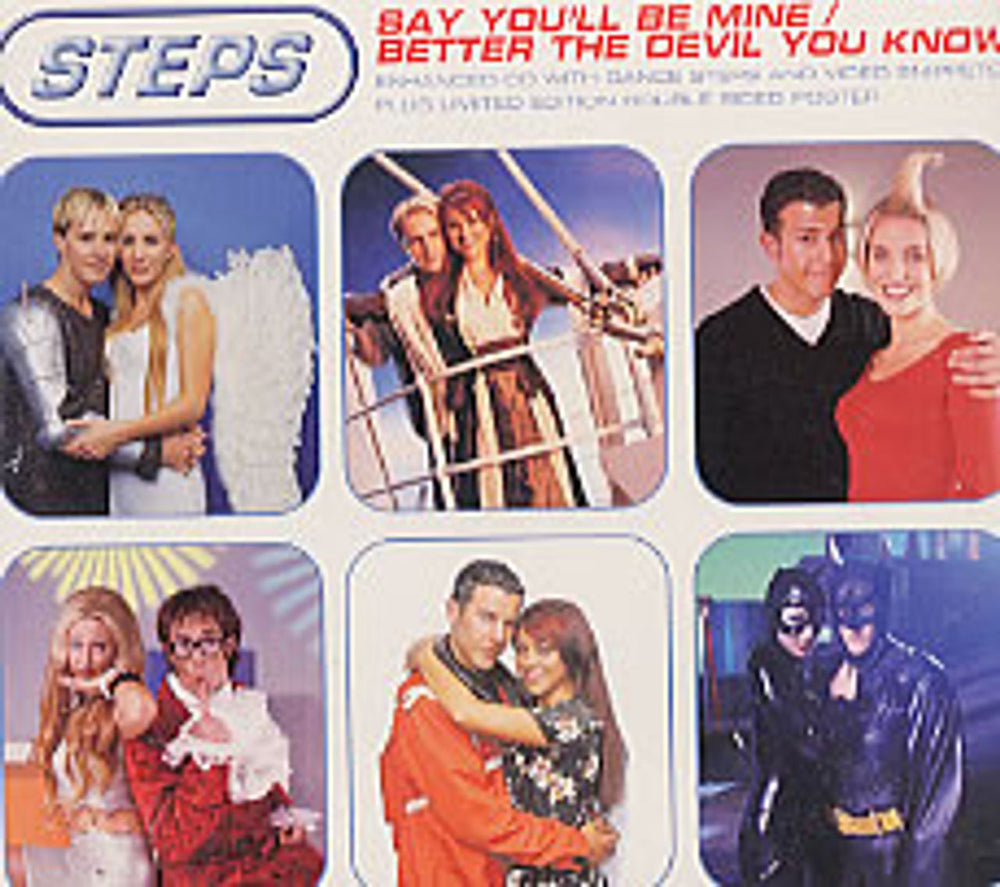 Steps Say You'll Be Mine / Better The Devil You Know UK CD single (CD5 / 5") 9201008