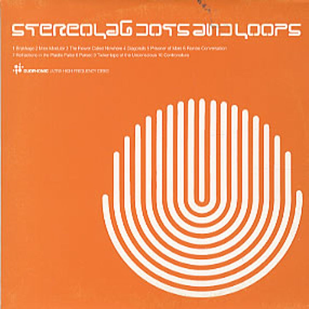 Stereolab Dots And Loops - Orange Card P/S UK Promo CD album (CDLP) DUHF-CD17