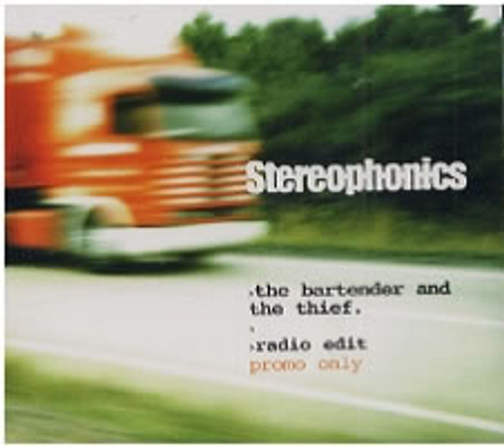 Stereophonics The Bartender & The Theif - Promo UK Promo CD single (CD5 / 5") VVR5004903P