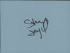 Steve Segal Page From An Autograph Book UK memorabilia AUTOGRAPH