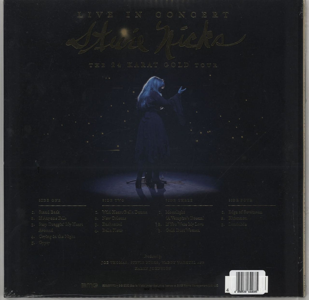 Stevie Nicks Live In Concert, The 24 Karat Gold Tour - 180gm Clear Vinyl - Sealed UK 2-LP vinyl record set (Double LP Album) 4050538644685