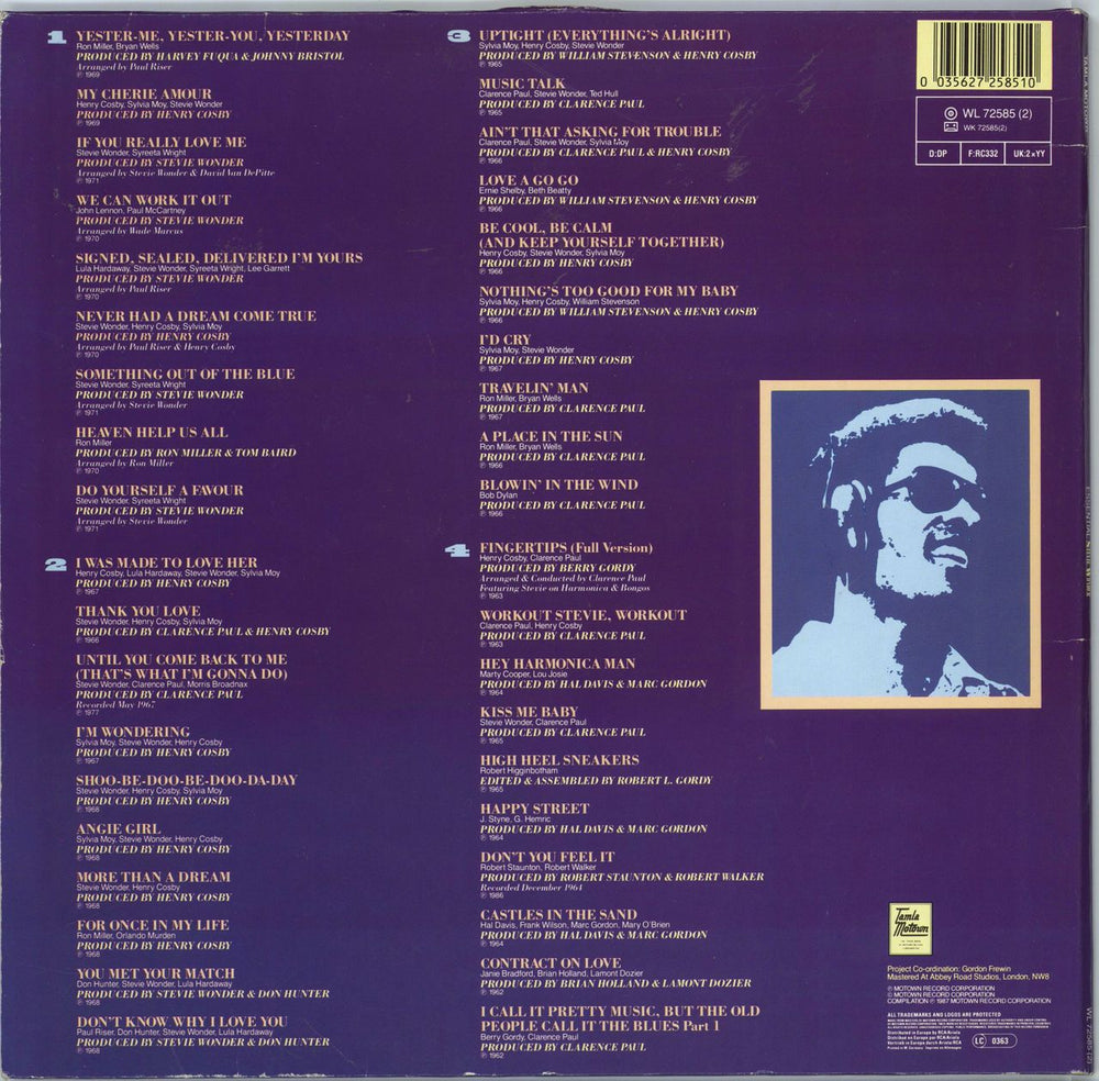 Stevie Wonder Essential - EX UK 2-LP vinyl record set (Double LP Album) 035627258510