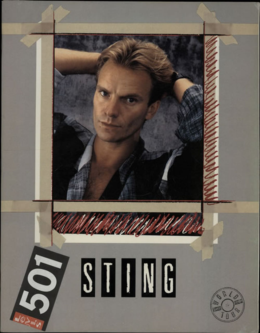 Sting World Tour + Aberdeen Ticket Stub UK tour programme TOUR PROGRAMME