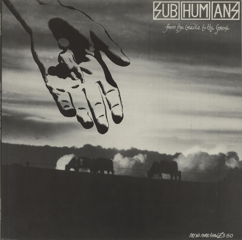 Subhumans From The Cradle To The Grave UK vinyl LP album (LP record) FISH8