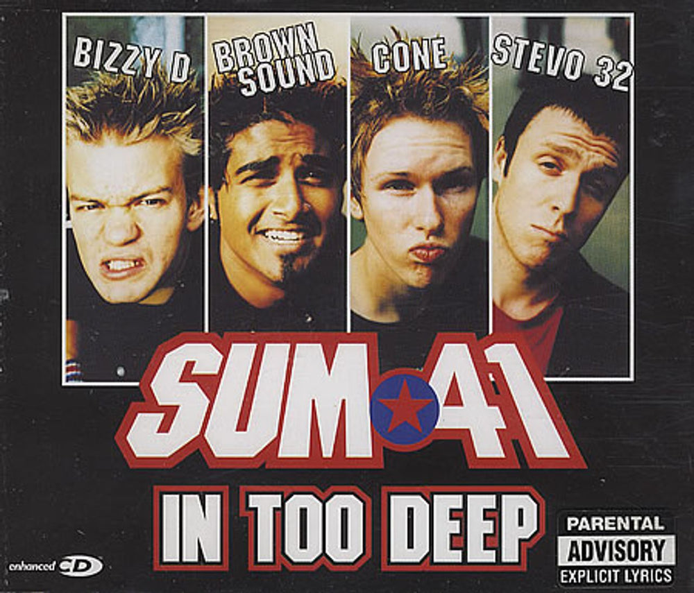 Sum 41 In Too Deep UK CD single (CD5 / 5") 588898-2