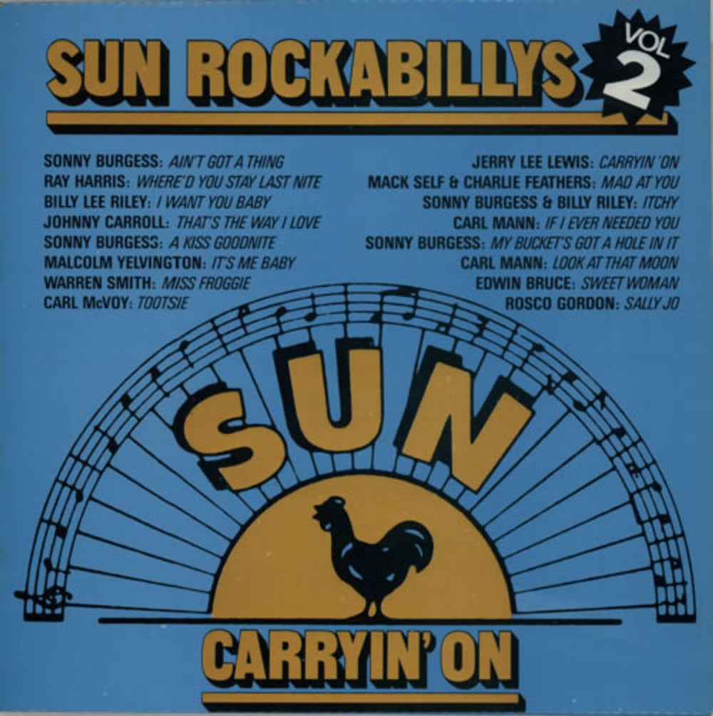 Sun Records Sun Rockabillys Vol. 2 UK vinyl LP album (LP record) 6467027