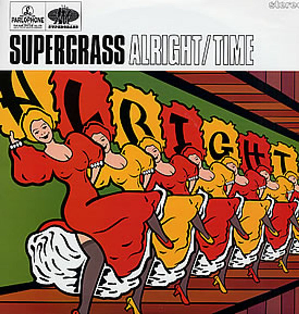 Supergrass Alright UK Promo 12" vinyl single (12 inch record / Maxi-single) 12RDJ6413