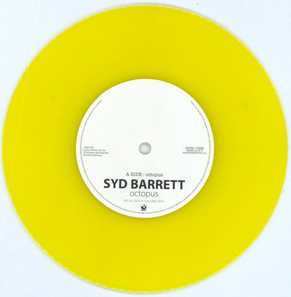 Syd Barrett Syd Barrett Octopus The Photography Of Mick Rock US 7" vinyl single (7 inch record / 45) SYD07SY811537