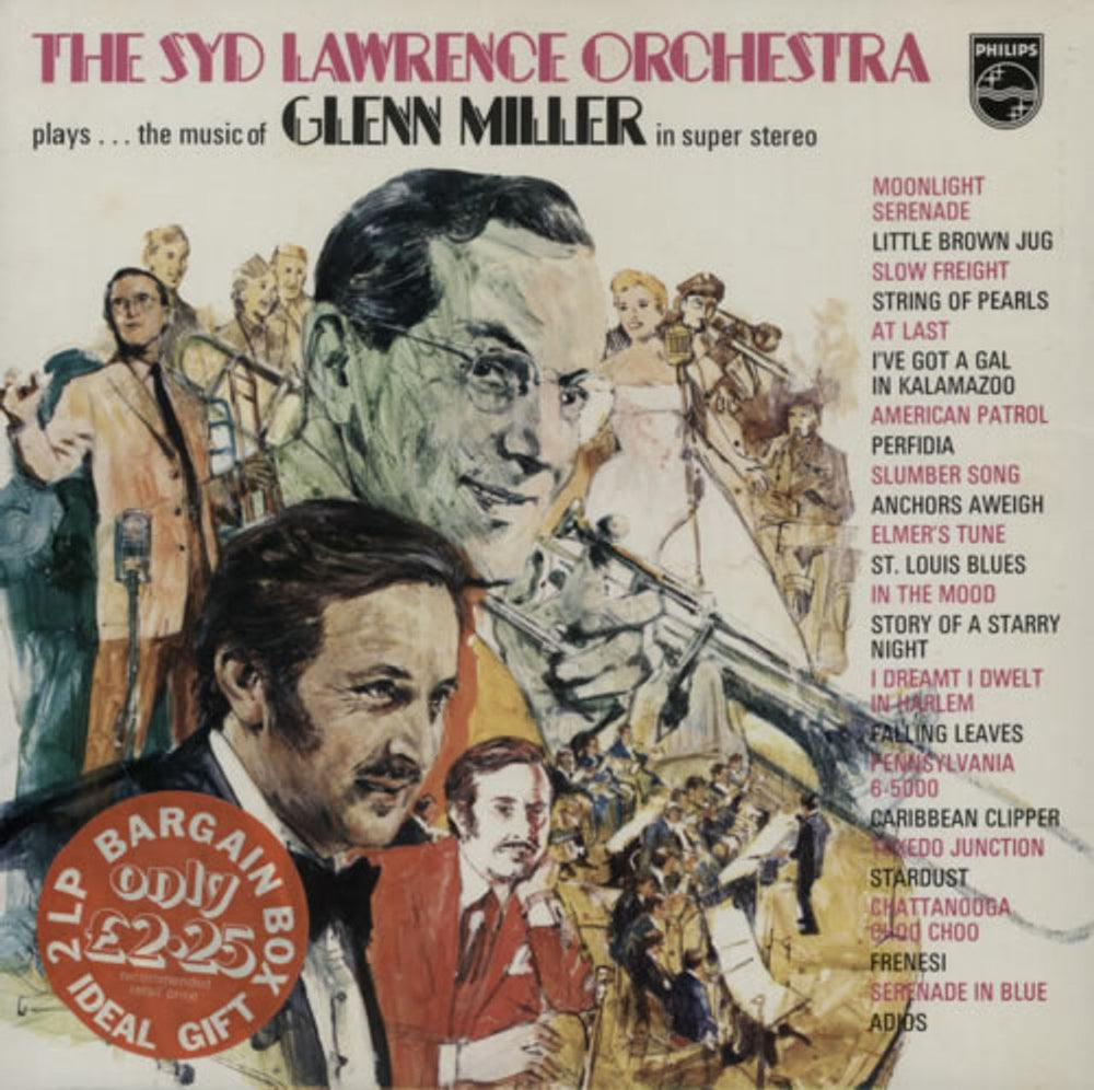 Syd Lawrence Plays The Music Of Glenn Miller UK 2-LP vinyl record set (Double LP Album) 6641017