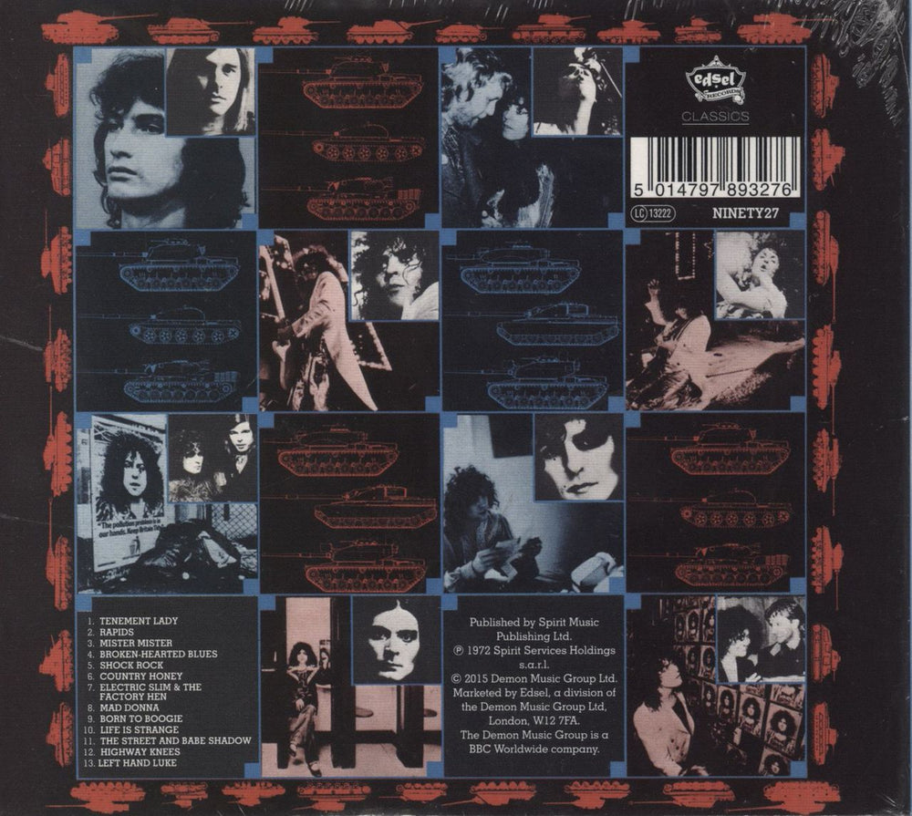 T-Rex / Tyrannosaurus Rex Tanx UK CD album (CDLP) 5014797893276